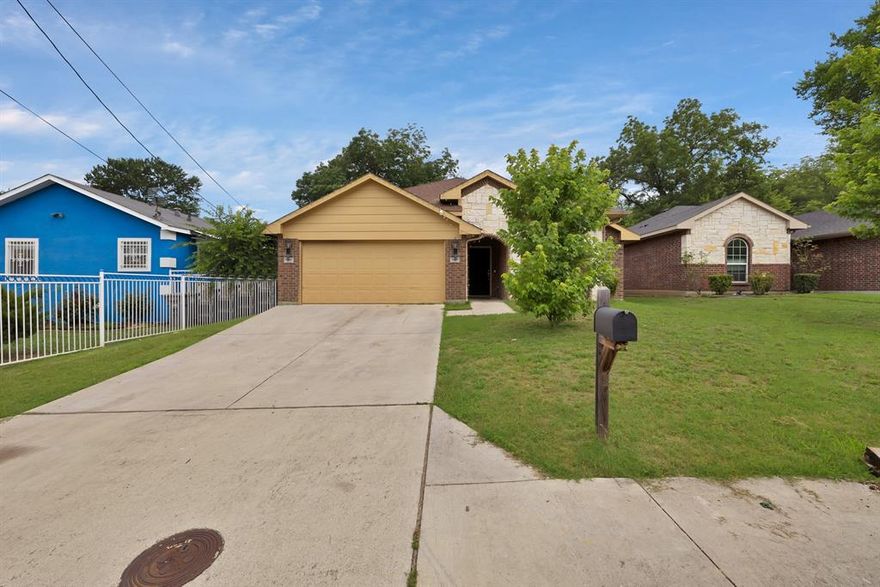 Welcome to this well-maintained 4 bedroom, 2 bath home featuring a spacious 2 car garage. Built in 2018, this property is ideal for first-time homebuyers or families looking for comfort and functionality. Enjoy stylish laminated flooring throughout, an open-concept living area with a kitchen island, and a unique accent wall finished with ceramic tile that adds a modern touch to the space. The home also includes a dedicated utility room, and all systems are fully electric for ease and efficiency. Outside, you’ll find a fully fenced yard perfect for kids, pets, or weekend gatherings. Don’t miss out on this great opportunity!