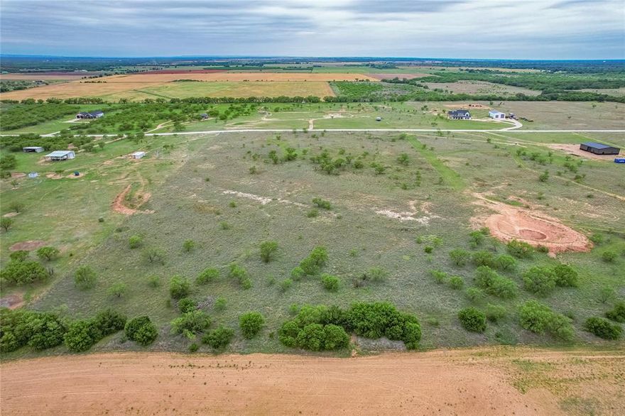 Quarter Horse Estates 11.20 acre lot 6 is ready for your vision of country living. Sellers have added a gate and fence in the front of the property. Just minutes from Abilene, Hawley, and Lake Fort Phantom! There is a private road, county water available, electric on site for each tract. Horses are allowed as well as show animals. No pig farms, no laydown yards and no mobile or manufactured homes.