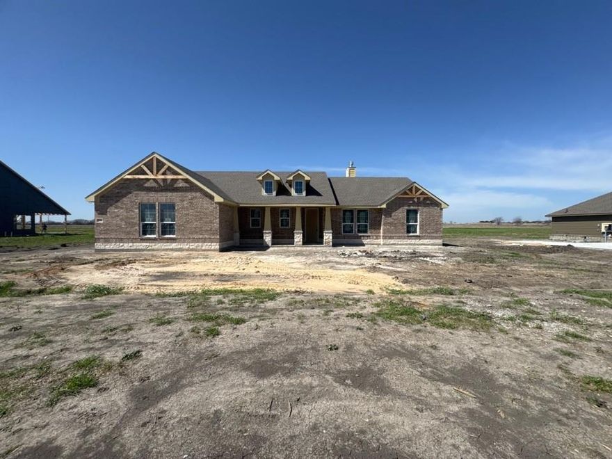 Estimated June 2026 completion! Ask us about our Trade In Trade Up program, we can buy your home! Inside, the 2,033-square-foot plan is designed with the busy family in mind. Keep all the main living concentrated in an open floor plan where walls don’t divide you. Whether you’re watching television in the large family room, entertaining in the dining room, or handling the kitchen duties, you can see everyone and everything. The kitchen’s center island functions like a hub. Sit down for a casual meal at the breakfast bar, sort the mail, catch up on the daily happenings, wash the dishes, or start prepping the next meal. Adjacent to the kitchen, you have the functional center of the home: mudroom and laundry. A hall bench and closet provide you with the organization you need to keep the clutter at bay. Your owner's suite is tucked away in the farthest corner of this single-level floor plan. Separated with a vestibule entrance, you have a private retreat. The owner's bath includes both a soaking tub and walk-in shower, plus dual vanities and a private water closet, so it’s very shareable. The other 2 secondary bedrooms of this split floor plan anchor the other side of the home where they share the second full bath. Both bedrooms are identically sized with plenty of space for anyone from a toddler to teen to another adult member of your household. The Cibolo also gives you the freedom of a flex room off the foyer. Convert it to the space you want to meet your needs.