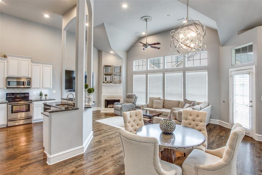 Don't miss your opportunity to live in the heart of it all! This cozy townhouse offers wood floors, a beautiful kitchen featuring stainless steel appliances, granite countertops, and a large island overlooking the living room. Enjoy a quiet night in next to the fireplace or host intimate gatherings of friends and family in this upgraded modern space with an open floor plan and lots of natural light. You’ll feel welcomed home and be just minutes from downtown Dallas.