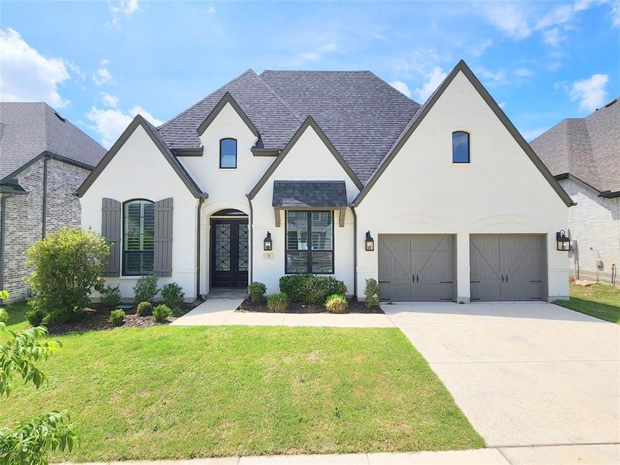 Experience luxury living at an incredible value in this bank-owned opportunity built by Highland Homes. This stunning 4-bedroom home with a private study, media room and flexible space offers an ideal blend of elegance, functionality and space for modern living.

Step inside through ornate double entry doors to soaring ceilings and an open-concept layout designed for both everyday comfort and effortless entertaining. The chef’s kitchen is a true centerpiece, featuring quartz countertops, a massive island with breakfast bar, gas cooktop, double wall ovens, built-in microwave, vent hood, stainless steel appliances, gooseneck faucet and an abundance of cabinetry accented by a beautiful tiled backsplash.

The spacious living area is anchored by a cozy gas fireplace and flows seamlessly to the covered back patio with paverstone deck and fenced backyard—perfect for outdoor gatherings. The primary suite offers a private retreat with a garden tub, custom shower, dual vanities, separate makeup area and an impressive custom walk-in closet. All secondary bedrooms include walk-in closets, with the fourth bedroom boasting its own private full bath—ideal for guests or multigenerational living.

Additional highlights include a home theater media room, dedicated office with double doors and a large mudroom with built-in desk that doubles as a flexible space ideal for a home gym or organization hub. The 2-car garage features epoxy-coated floors and dual openers. Energy-efficient upgrades include Low-E windows, smart thermostats, dual HVAC systems and a gas tankless water heater.

Located in the highly sought-after Pecan Square community, residents enjoy resort-style amenities including pools, pickleball courts, fitness center, dog parks and frequent neighborhood events.

This is a rare chance to own a luxury home at a compelling price—opportunities like this don’t last. Schedule your private showing today and bring your highest and best offer before it’s gone.