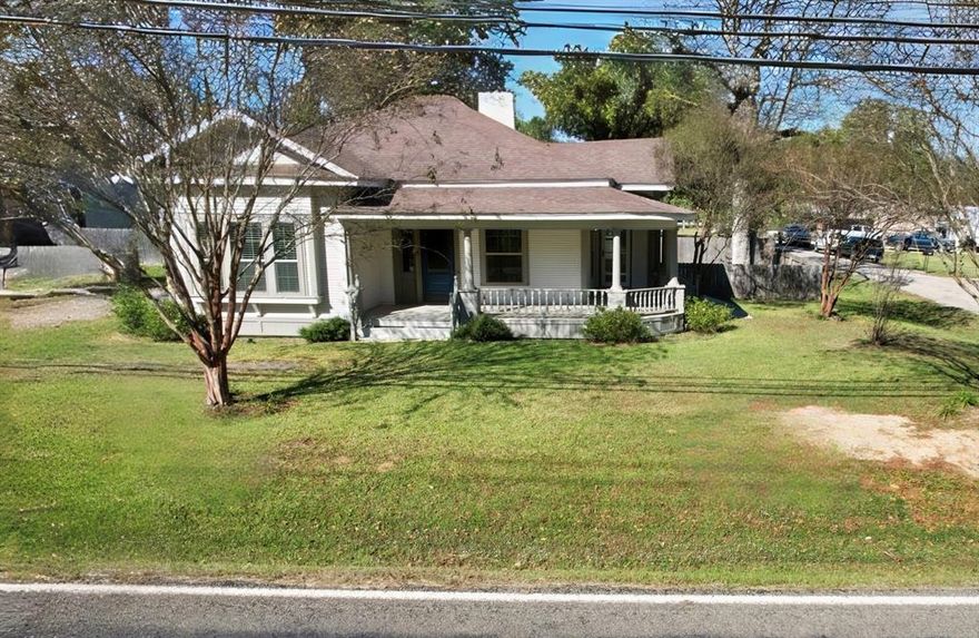 Welcome to Alba, Tx! Located 10 minutes or less from Legendary Lake Fork. This home is a super cute and full of charm,character and built with quality materials like they used back in the day. Lots of recent updates with new carpet in bedrooms too. This home features 10' ceilings and foam insulation to keep those utility bills reasonable. Home has been meticulously maintained with a wrap around corner porch and features 3 bedrooms, 2 bathrooms, tankless hot water heater and a 24' x 28' carport big enough for your boat and truck. Sitting on a corner lot in downtown Alba with all city services and no septic issues to cause you stress. Home has a fenced backyard to keep the kids and pets safe. Fireplaces in the living room and primary bedroom have been closed off, although there are gas outlets for a free standing fireplace in both rooms. Exterior features 8' x 25' front porch that wraps around to the 7' x 14 side porch and a 6' x 13' back porch. Buyer to verify any and all information.