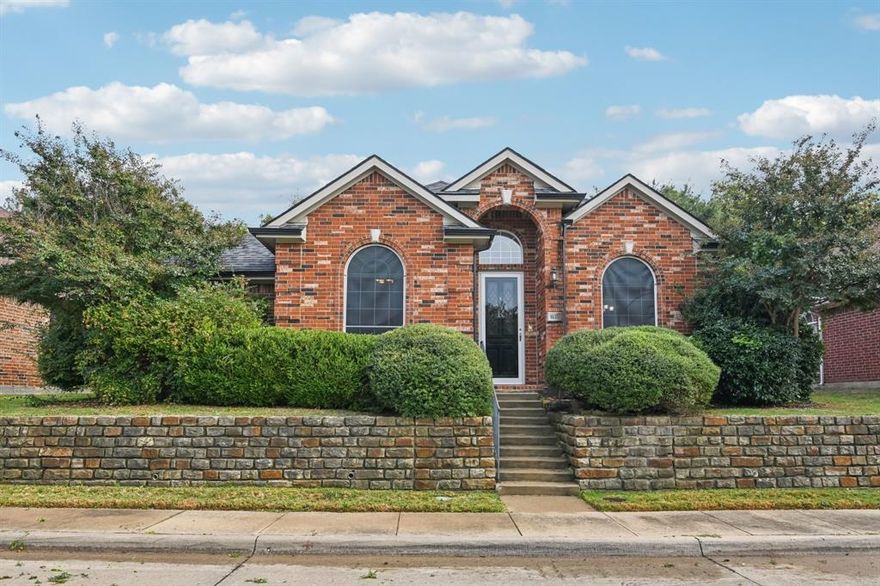Spacious single-story home in the inviting gated community of Turtle Cove, known for its tree-lined streets and warm neighborhood feel! Flooded with natural light from large windows throughout, this home offers an open floor plan that flows seamlessly from the generous Living Room to a stylish Kitchen featuring granite countertops, designer tile backsplash, prep island, and gas range with vent hood. The Primary Suite includes a well-appointed ensuite bath with dual sinks, walk-in shower, and a large walk-in closet. Enjoy low-maintenance living—the HOA maintains the front and side yards—plus access to the community pool, clubhouse, tennis courts, and park. Perfectly located near Rockwall’s Historic Downtown District with boutique shopping and dining, and just minutes from The Harbor Entertainment District. Easy access to I-30 and George Bush Turnpike makes commuting to downtown Dallas a breeze. Recent updates: HVAC and stove replaced 2022. Roof, gutters, fence 2022. Water heater and Dishwasher 2023 and Garage door 2024.