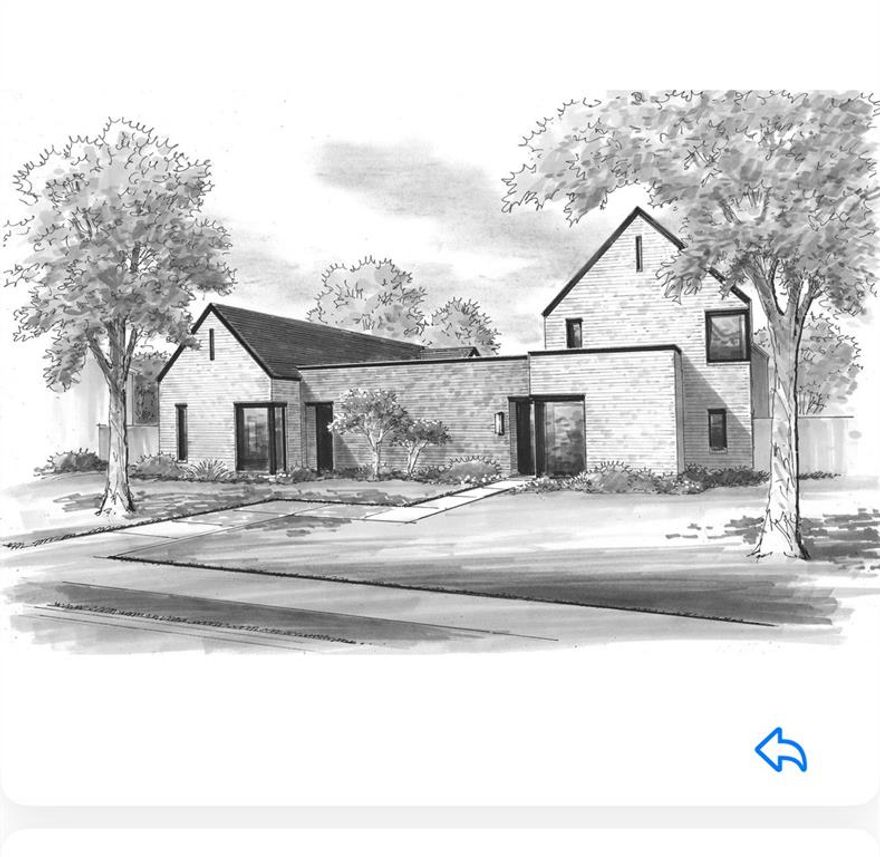 A beautiful neighborhood and a large 100 x 157 lot!  A well known architect has designed plans for a large, new home, over 6,000 sq ft available to purchase at a discount. This property is located in Highland Park ISD, with some of the best schools in Dallas. The surrounding homes and neighborhoods are breathtaking and are easily accessible to schools, shopping, major freeways and airports. Also, the current home can be remodeled.  Make 7514, Greenbrier your new address and build the home of your dreams!