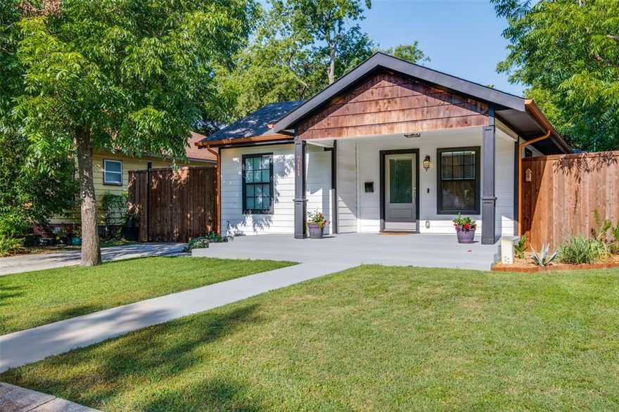 If you’ve been searching for a home in Dallas that actually feels like an escape without paying premium neighborhood prices, then this is the one to see.

Fully taken down to the studs and rebuilt with 1920s charm, this 3-bedroom, 2.5-bath home includes a dedicated office, two living areas, and an attached garage with EV charging. These are features that are hard to find together at this price point! 
The kitchen anchors the home between both living spaces, making it ideal for everyday living and entertaining, while the primary suite offers a spa-like escape.
The true highlight, though, is the outdoor experience: a shaded front porch, an oversized screened-in patio, and a backyard designed to feel calm, private, and removed from the pace of the city.
Just minutes from Bishop Arts and Downtown, this is a strategic buy for someone who understands value and wants more home than they thought possible in Dallas.