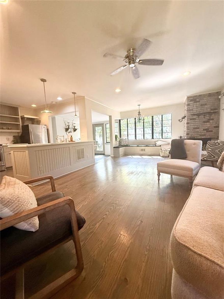 Bring your imagination and and discover this beautiful 3-bedroom, 2-bath home located just minutes from the Bishop Arts District and all the area has to offer!! This home is where timeless mid-century modern charm meets modern comfort. Large windows flood the interior with natural light, accentuating the home’s iconic vintage details and open-concept layout. The updated kitchen blends sleek functionality with retro flair, preserving the home’s unique character. Outside, a serene, tree-lined backyard offers a peaceful retreat, perfect for relaxation or hosting gatherings. This rare gem delivers style, comfort, and tranquility. All information to be verified by buyer or buyer’s agent. Message me for a YouTube Link for video walk through.