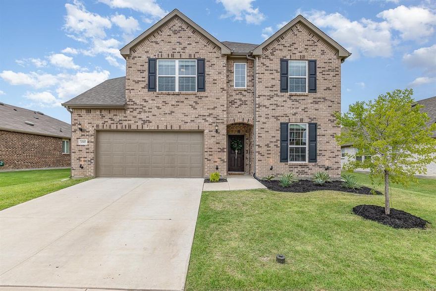 SELLER OFFERING FIRST-YEAR INTEREST RATE AS LOW AS 5.625% WITH LENDER CHURCHILL MORTGAGE! Why wait for new construction? This 2023 Pulte-built showstopper in Winn Ridge delivers modern luxury and thoughtful upgrades in every corner—plus immediate availability. Boasting 4 spacious bedrooms, 3.5 baths, and over 3,600 square feet, the home features a builder-upgraded layout with added bay window, full media room, and an upstairs fourth full bath. Rich hardwood floors span the open-concept main level, anchored by a chef-inspired kitchen with pendant lighting, cabinet hardware, double ovens, gas cooktop, and an oversized island. 

Designed for the tech-savvy and entertainer alike, the entire home is pre-wired for a full AV rack—including built-in speaker wiring in the kitchen, living, primary bedroom, bath, patio, media room, and even the landscape perimeter. Christmas light outlets are tied to interior switches, and network access points are prewired throughout. Outdoors, enjoy a covered patio with gas line for grilling and a large landscaped yard. Laundry room includes built-in sink. The primary suite features a tray ceiling and a spa-style bath with an oversized walk-in shower, dual vanities, and a spacious walk-in closet. Located on a landscaped interior lot, just minutes from top-rated Denton ISD schools and close enough to the fire station for utility priority—this one truly has it all.