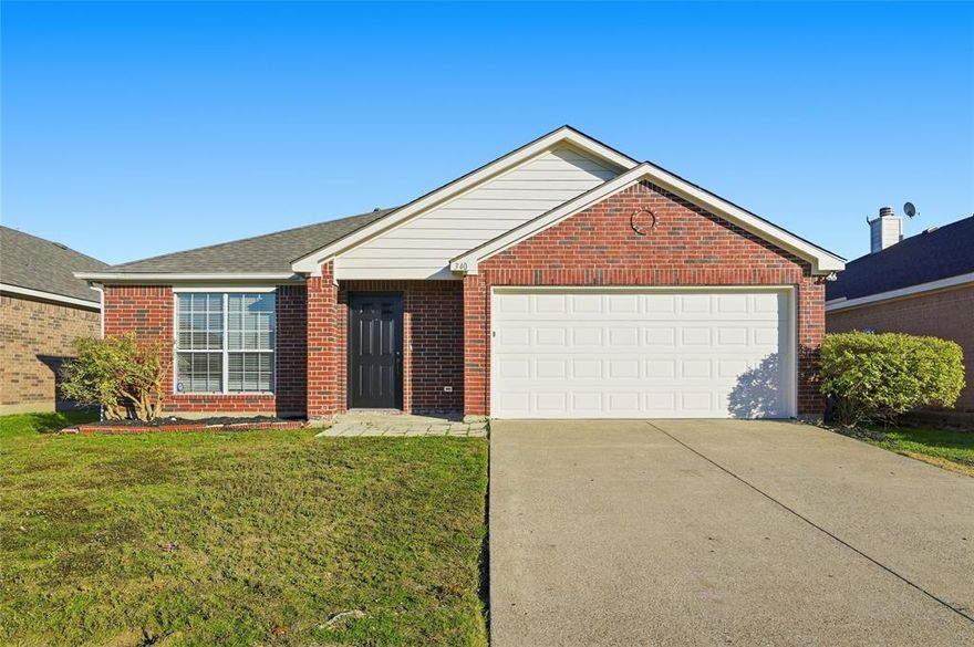 Welcome to this inviting Waxahachie home tucked into a quiet, established neighborhood with convenient access to everyday amenities. The interior offers a comfortable, functional layout with bright living spaces that flow easily for both daily living and entertaining. The kitchen provides ample workspace and storage with a seamless connection to the main living areas. The bedrooms are well-proportioned, offering flexibility for guests, home office needs, or relaxation. Outside, enjoy a private backyard setting ideal for outdoor gatherings, play, or peaceful evenings at home. Located just minutes from shopping, dining, parks, and major roadways, this property offers the perfect blend of comfort and convenience.