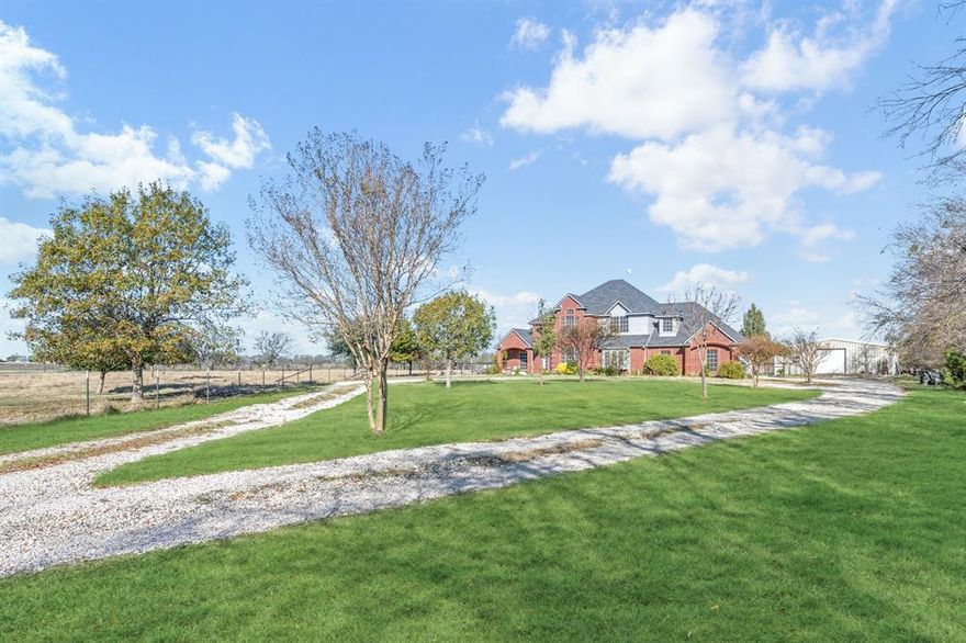 Country living made easy! If you’re looking for space both inside and out, this place has it. This large two story home is full of natural light, with an open floor plan that makes everything feel bright and easy to move around in. The kitchen features granite countertops, and the back of the home has newer energy-efficient windows that bring in great views and help keep bills down. Outside, you’ve got approximately 7 acres, currently set up for sheep and already equipped with a water trough. There’s also a massive 2,000 sq. ft. shop with electric, perfect for storage, projects, or hobbies. To top it off, the property includes shared access to a pond in the back pasture, giving you a quiet spot to relax or enjoy the outdoors.