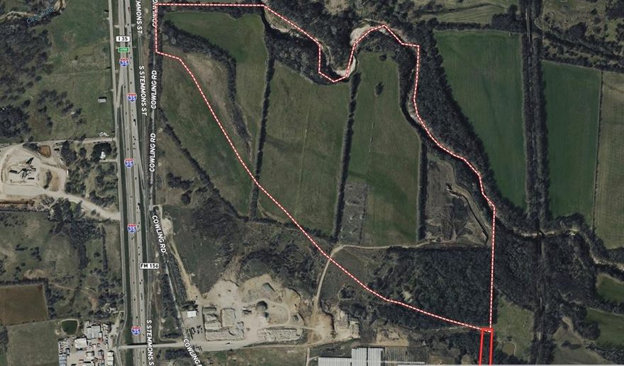 Discover 130+ Acres of versatile land located outside of city limits, and just half a mile from the new expansion bridge on I-35. This property, currently classified as Agricultural Exempt, is bordered by Clear Creek and offers abundant wildlife, including deer, making it ideal for hunting, recreational activities, and outdoor enjoyment. The land is well-suited for agriculture, recreation, or investment opportunities. Please note, the parcel is prone to flooding due to its flood plain designation, which enhances its natural beauty and wildlife habitat but should be considered for any future plans. Don’t miss this unique opportunity to own a spacious, wildlife-rich property with excellent access and proximity to Denton and Sanger. Information deemed reliable, but not guaranteed. Buyer and Buyer's Agent to verify that all information contained herein is accurate.