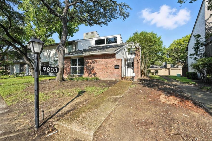 Welcome to the desirable Chimney Hill community! This property features two bedrooms and two bathrooms, along with a spacious loft, and has been completely renovated, ready for immediate occupancy. Renovations include fresh paint, new carpeting, luxury vinyl plank flooring, custom kitchen cabinetry, granite countertops, stainless steel appliances, a custom shower, and a new sliding glass door, among other upgrades. The home boasts abundant natural light, with a courtyard visible from multiple rooms. The loft is generously sized and offers numerous potential uses. Do not miss this exceptional opportunity to make this property your home!