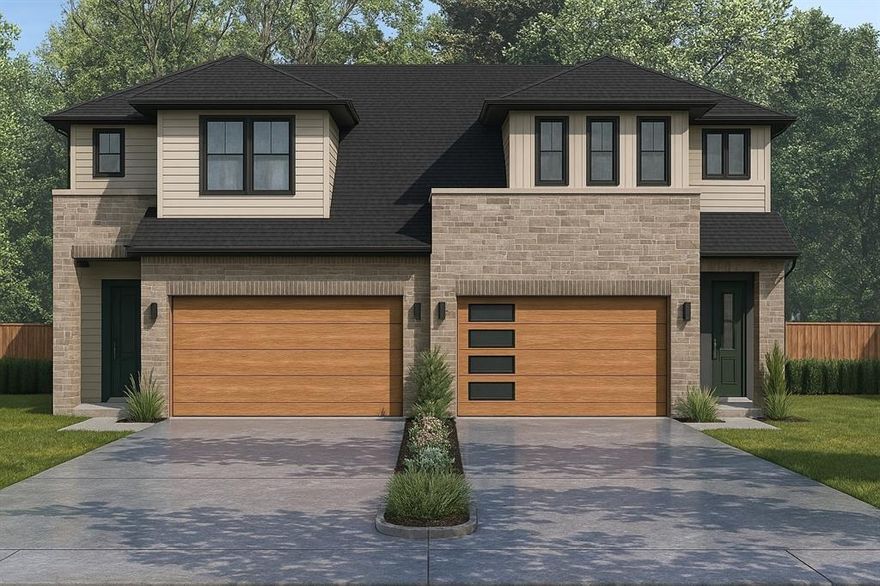 Welcome to this beautifully designed 2,265-square-foot home, thoughtfully crafted to provide both luxury and
functionality. Featuring two spacious master suites—one on the main floor and one upstairs—this layout is ideal for
multi-generational living or hosting guests. With 3.5 stylishly appointed bathrooms, every inch of this home offers
convenience and privacy. The open-concept living spaces are flooded with natural light thanks to expansive windows,
creating a bright, inviting atmosphere throughout. High ceilings and premium finishes throughout enhance the home’s
elegance, while the versatile floor plan accommodates all lifestyles, with plenty of room for family gatherings or quiet
relaxation. Designed with multi-generational living in mind, this home offers the perfect balance of comfort, privacy,
and sophistication, making it an exceptional choice for families, in-laws, or those seeking extra space to grow.