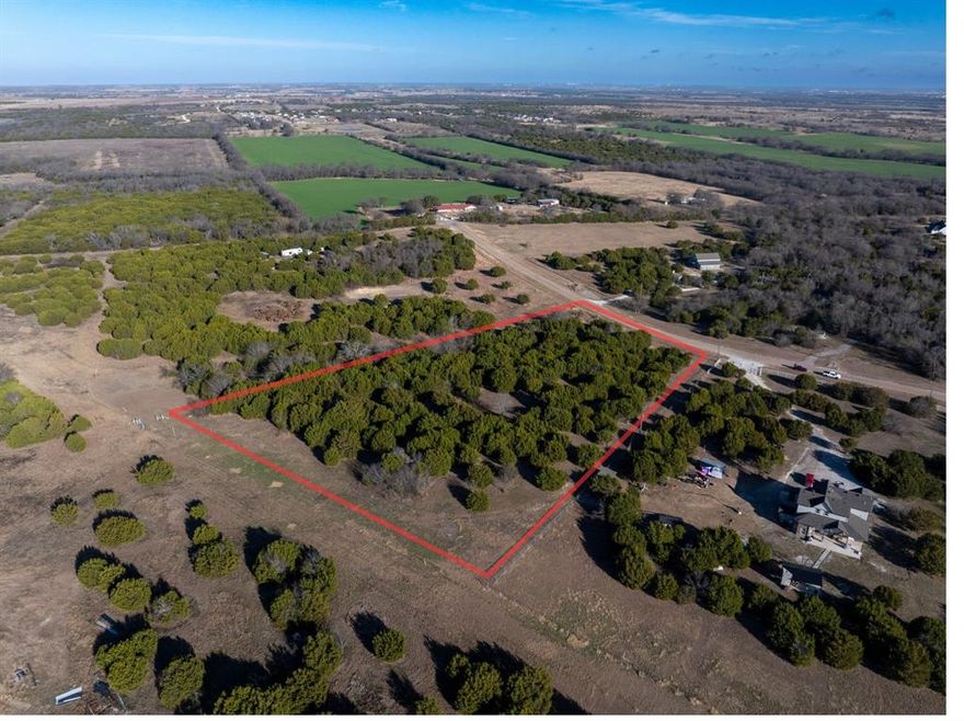 5.050 acres in The Ranches at Eagle Ridge in Rio Vista TX! Barndominiums, barns, and workshops are permitted. This ranch style homesite offers a large, flat building area plus a mix of open space and mature trees for privacy and flexible placement. Road frontage is on Eagle Ridge Dr, and the property is not a thru lot, making driveway and site planning straightforward. Create the setup that fits your goals, whether that is a custom home with a barn, a workshop, equipment storage, or a dedicated shop space for projects. Enjoy wide Texas skies and sunset viewing with room to spread out, while still staying within a convenient drive to everyday needs. Location puts you close to Rio Vista and Cleburne, plus outdoor recreation at the Brazos River and Lake Pat Cleburne. Spend weekends in Granbury Square for dining, shopping, and events, and keep access toward Fort Worth when you want big city options! Well and septic required. Bring your builder, walk the property, and choose the homesite that matches your vision! 


ACC & HOA restrictions; no subdividing or mobile homes; RV camping limits; storage must be enclosed & screened; livestock allowed; wells allowed; no commercial mineral development; drainage & ponds subject to approval; standard utility & drainage easements per plat, buyer to verify.