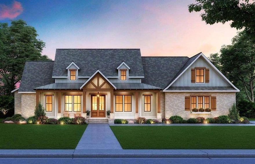 This proposed Jasper plan features 3 bedrooms 2 full baths & a convenient half bath on 2ac & 2 car garage. The heart of the home is the large kitchen island that seamlessly connects the kitchen to the living & dining areas, all drenched in natural light from ample windows. Master bedroom features dual sinks, a soaking tub, fully tiled shower trimmed in frameless glass, &. A closet built for 2. Take advantage of NO PAYMENTS while you build with Zeal Home Builders! The Jasper plan is fully equipped with all the features one would expect from a custom home, including split bedrooms, spacious porches, custom cabinetry & closets, Delta faucets, a concrete driveway, decorative mirrors, wall-mounted TV outlets, & hardline Ethernet ports. The builder has invested in high-quality details such as spray foam insulated walls & more. The two-car garage is thoughtfully designed with can lighting, a smart MyQ side-mount garage motor, & an auto-lock system for added security. This property truly offers the best of both worlds—a serene country atmosphere just minutes from town. Outside, expansive porches greet you, featuring large columns that create an inviting first impression. This home offers the perfect blend of modern living & rural tranquility. Choose your colors, floors, countertops, flooring, fixtures, & more.  NO HOA, NO CITY TAXES, & NO WATER BILL! Experience no lag with HIGH-SPEED AT&T FIBER being installed! With a wide range of options at your disposal, you can tailor it to suit your unique needs. It’s easy to see why this tranquil, trendsetter of a subdivision is in-demand in North Weatherford. Winding roads and varying terrain make these lots unique and full of character. Txt keyword ZHB46 to 88000 for builder details.