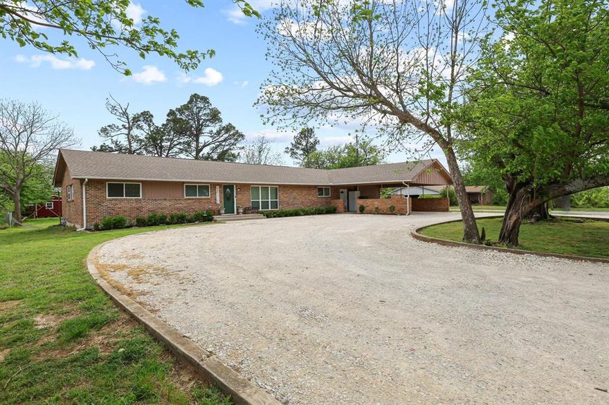 Welcome to 416 4th Street in beautiful and family friendly Whitesboro. A place to grow a garden, children can play and walk to school, raise chickens and have some breathing room. This well-kept brick home offers over 2000sqft of living, 4 bedrooms, 2 baths, spacious kitchen, lots of storage and a versatile bonus room space that could be converted so many ways! Sitting on .7acres, this amazing lot has a large circle driveway, oversized carport with storage, ample parking, mature trees and a fantastic private backyard. Enjoy the large patio space to grill out or roast marshmallows on the firepit. There is a chicken coop, raised garden beds and two new storage sheds, 10x15 and 10x16, with electricity. A long list of upgrades include New Windows, LVP Flooring, Granite Kitchen Counters, New Kitchen Sink, Fresh Paint, Exterior Doors, Gutters, Plumbing, all new HVAC, Water Heater, additional Insulation in Attic & Crawlspace and MORE! This property is move-in ready. Schedule your showing today!