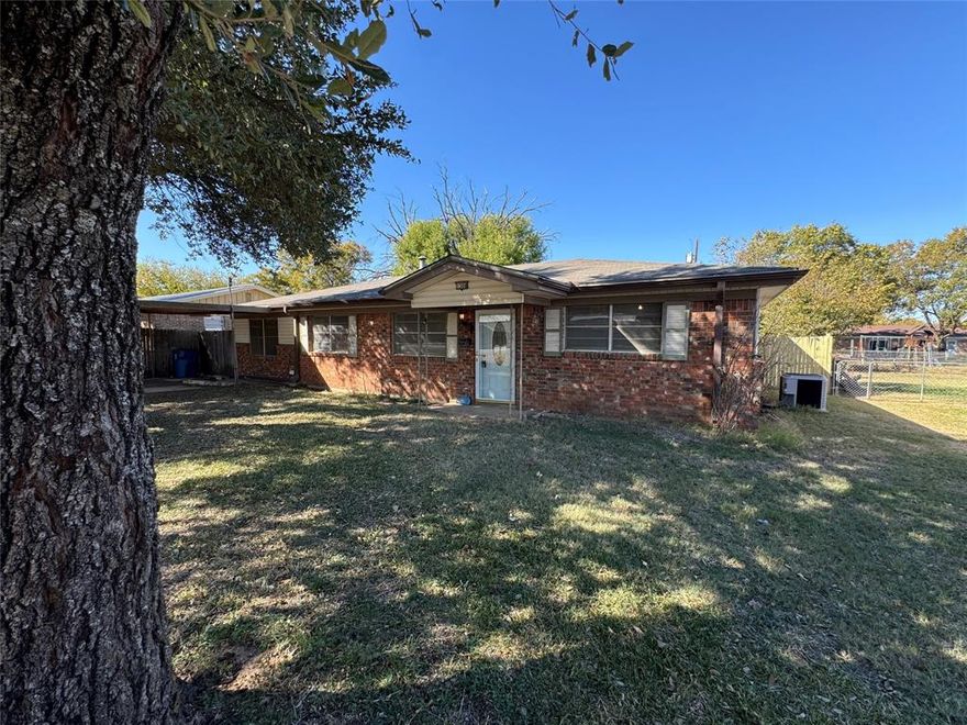 This 3 bedroom, 1.5 bath home offers 1,456 sq ft and sits in a well-established Cisco neighborhood. Featuring a spacious living area, large eat-in kitchen, covered parking, and a fenced backyard with mature trees, the layout provides a great foundation for updates and customization. An ideal opportunity for investors, flippers, or buyers looking to add value with their own vision. With solid bones and a great location, this property has the potential to become a wonderful starter home or rental. Bring your ideas and make it your own.