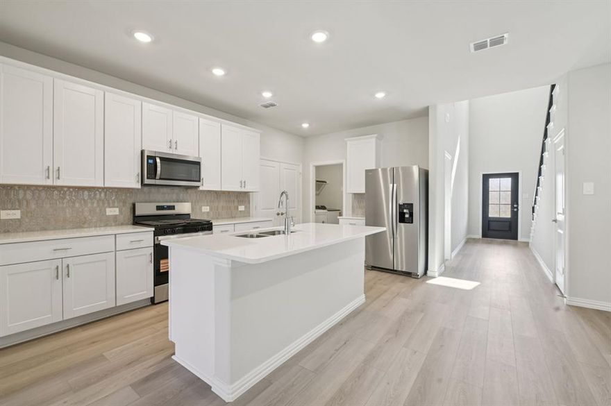 BRAND NEW energy - efficient home Feb 2026! Turn the kids loose in the second-story loft space while hosting downstairs in the open concept living area. White cabinets with veined white quartz countertops, muted beige EVP flooring with light taupe carpet.  From the $300s - Escape the bustle of the city without being too far from the action. Beat the summer heat at the private neighborhood amenity center with a pool and playground. Look forward to a future public park, adjacent to the neighborhood, equipped with pickleball courts, soccer fields, and so much more. Zoned for Anna ISD, Parks at Foster Crossing offers 12 unique floor plans to fit any lifestyle. Contact a sales counselor to learn more. Each of our homes is built with innovative, energy-efficient features designed to help you enjoy more savings, better health, real comfort and peace of mind.