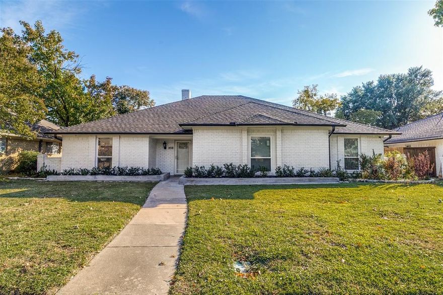 Spacious and beautifully maintained, this nearly 3,000 sq. ft. ranch-style home in Dallas, within the sought-after Richardson ISD, offers comfort, functionality, and style in one perfect package. With 5 bedrooms and 3 full baths, there’s room for everyone to spread out and enjoy. The home features a bright, open layout ideal for both everyday living and entertaining. The updated kitchen with quartz countertops flows seamlessly into generous dining spaces and the sunroom. The vaulted ceilings in the living room creates an amazing and generous space. Primary bedroom offers privacy, ample space, two walk in closets, and full ensuite with two sinks, soaking tub and walk in shower. Two bedrooms are connected by a Jack & Jill bathroom. Step outside to your private oasis — a sparkling pool surrounded by manicured gardens, perfect for relaxing or hosting gatherings. The pool is perfect for volleyball, basketball or games. Meticulously cared for inside and out, this property truly reflects pride of ownership. Conveniently located near major thoroughfares, shopping, dining, and top-rated Richardson schools — You'll feel tucked away in this neighborhood, while still 15-20 minutes from the city's finest dining and shopping.