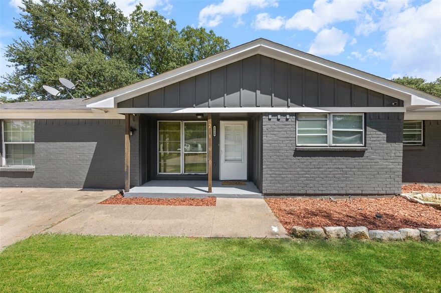 Discover this beautiful 4-bedroom, 2-bath home in a peaceful, established neighborhood! New flooring has been installed, and an expanded driveway welcomes you with plenty of parking, while inside, rich wood paneling adds warmth and character to the inviting living spaces. The garage has been expertly converted into a spacious master suite complete with a private bathroom and walk-in closet—your perfect retreat at the end of the day. Three additional bedrooms provide space for family, guests, or a home office. Step outside to a large covered back patio, perfect for year-round entertaining, cookouts, or relaxing with your morning coffee. Conveniently located near schools, parks, while only a few minutes from downtown, this move-in ready home combines comfort, charm, and functionality. Don’t miss your chance—schedule a showing today!