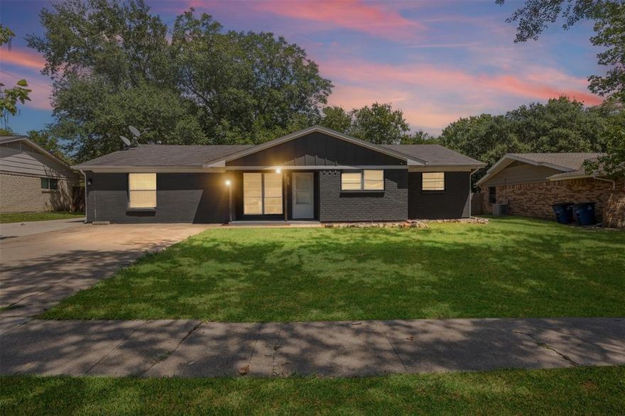 Discover this beautiful 4-bedroom, 2-bath home in a peaceful, established neighborhood! New flooring has been installed, and an expanded driveway welcomes you with plenty of parking, while inside, rich wood paneling adds warmth and character to the inviting living spaces. The garage has been expertly converted into a spacious master suite complete with a private bathroom and walk-in closet—your perfect retreat at the end of the day. Three additional bedrooms provide space for family, guests, or a home office. Step outside to a large covered back patio, perfect for year-round entertaining, cookouts, or relaxing with your morning coffee. Conveniently located near schools, parks, while only a few minutes from downtown, this move-in ready home combines comfort, charm, and functionality. Don’t miss your chance—schedule a showing today!