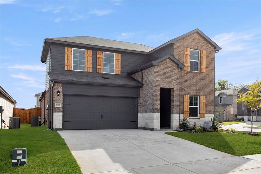 This newly built 4-bedroom, 3 full-bath home offers modern design and comfortable living throughout. It has two bedrooms, two bathrooms in 1st floor and two bedrooms and one bathroom in 2nd floor. Featuring a spacious 2-car garage, this home is situated in a growing community with easy access to major highways, including Highway 75, which provides convenient connections to retail centers, restaurants, and major employment hubs. The neighborhood is thoughtfully planned for comfort and convenience, with shopping, dining, and essential services just minutes away. The home comes equipped with a refrigerator, washer, dryer, and a video doorbell for added security. All windows are fitted with brand-new blinds, making this home move-in ready and perfectly suited for modern living.