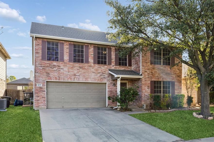 Welcome to 4137 Capstone Drive in Keller, a spacious and thoughtfully updated two story home offering approximately 3,052 square feet of comfortable living space in a convenient location. Built in 2003, this well maintained residence features four generously sized bedrooms and two and a half bathrooms, providing flexible living arrangements suitable for a variety of needs. Step inside to discover an open concept floor plan designed for everyday living and entertaining. The main living area flows seamlessly into the dining space and kitchen, creating a bright and connected environment with excellent natural light and sightlines across the home. Recent interior improvements include new flooring throughout along with beautifully updated kitchen cabinetry and modern countertops that provide both style and functionality. The kitchen serves as the heart of the home with abundant cabinet storage, generous counter space, and a layout that supports efficient meal preparation while remaining connected to surrounding living areas. The open design allows gatherings to flow comfortably between the kitchen, dining, and living spaces. Upstairs and downstairs living areas provide flexibility for a variety of uses including a game room, media space, home office, or secondary lounge area. Each bedroom offers comfortable dimensions and practical storage, while the primary suite provides a private retreat with ample space to unwind. Outside, the backyard includes a covered patio ideal for relaxing, outdoor dining, or quiet evenings. Residents also benefit from neighborhood amenities including a community pool, playground areas, and scenic walking and hiking trails. Located in Keller with convenient access to Highway 170, shopping, dining, and local conveniences are just minutes away. With over 3,000 square feet, recent interior updates, and a functional open layout, 4137 Capstone Drive offers space, comfort, and location in one attractive property.