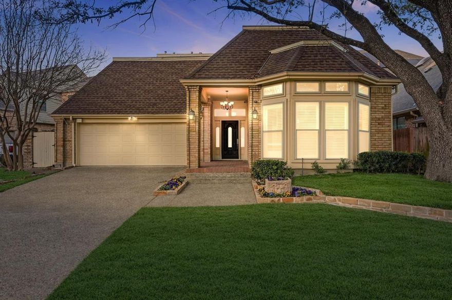 Perfectly positioned along the 7th fairway of Bent Tree Country Club, this exceptional custom residence offers refined golf course living in one of North Dallas’ most coveted communities. With sweeping fairway views and a prime interior location, this turn-key property delivers both elegance and lifestyle. Designed with an expansive, open flow, the home features 3 bedrooms and 3.5 baths, blending generous scale with sophisticated comfort. The updated kitchen is beautifully appointed with premium granite countertops, double ovens, and a well-designed butler’s pantry, ideal for effortless entertaining and everyday functionality. The primary suite is a private retreat overlooking the course, complete with its own fireplace and a dedicated sitting or office area. Dual spa-inspired baths create a rare and luxurious arrangement: one side is a sanctuary featuring a jetted soaking tub, premium granite finishes, and an extraordinary walk-in closet, while the other side of the private bath includes a sauna, granite surfaces, and a spacious walk-in closet, offering comfort and privacy rarely found. Upstairs, two additional bedrooms each enjoy their own bath, creating ideal accommodations for guests or family. Abundant attic storage adds practical convenience without compromising design. Enjoy serene mornings overlooking the 7th fairway and evenings framed by mature trees and golf course vistas. Located just minutes from the Dallas North Tollway and the prestigious private school corridor, with premier dining and shopping nearby, this home offers the perfect balance of luxury, accessibility, and timeless Bent Tree appeal.