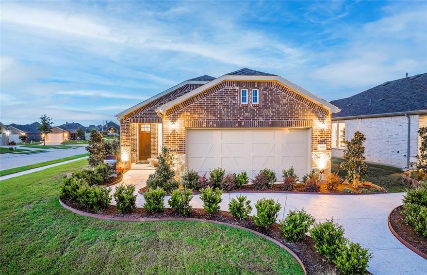 NEW CONSTRUCTION - FORMER MODEL
Welcome to Del Webb Trinity Falls, an active adult community, where your dream home awaits! Introducing the Compass plan - a stunning blend of elegance and comfort. This 2-bedroom, 2-bathroom home is thoughtfully designed with every detail in mind. Imagine retreating to your oversized owner’s suite. The upgraded secondary bedroom and premium finishes in the bathrooms add a touch of luxury while the sun-drenched gathering room offers a perfect space for relaxation or entertaining. Set in the heart of the community, you'll enjoy easy access to all the amenities Del Webb Trinity Falls has to offer.  Perfect for active adults 55+, this neighborhood provides a warm, close-knit atmosphere. Don’t miss the opportunity to make this exquisite home yours—Available NOW!