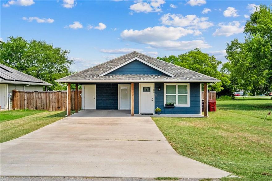 Discover this beautiful, open concept home just 30 minutes from McKinney, Greenville, and Sherman. Whether you’re a first-time buyer or looking to downsize and escape the hustle of city life, this home is the perfect fit.

Inside, you’ll find a bright, cozy floor plan featuring wood-look tile throughout, stunning granite countertops in the kitchen, and energy-efficient spray foam insulation. Step outside to enjoy a spacious backyard with a large, covered porch and full privacy fence, ideal for relaxing or entertaining.

Conveniently located near local shopping, dining, and parks, this move-in ready home has all city utilities connected. Don’t miss your chance to see it, schedule a showing today!