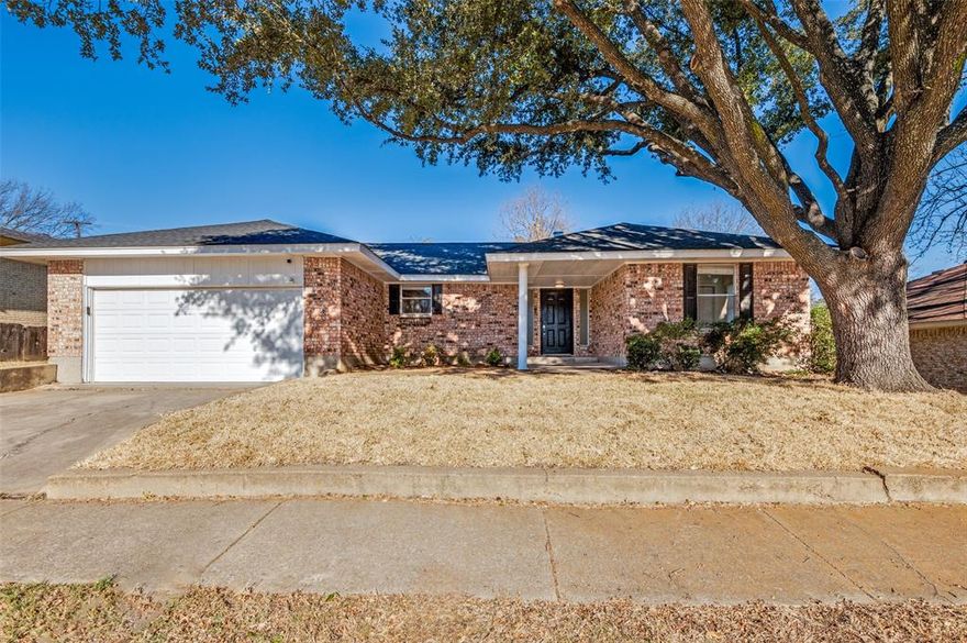 Backing up to the Austin Elementary School campus, this updated and charming 3-bedroom, 2-bath, 2-car garage home features a warm and inviting family room with a large brick fireplace, a spacious laundry room, and a functional layout ready for a new family to enjoy.