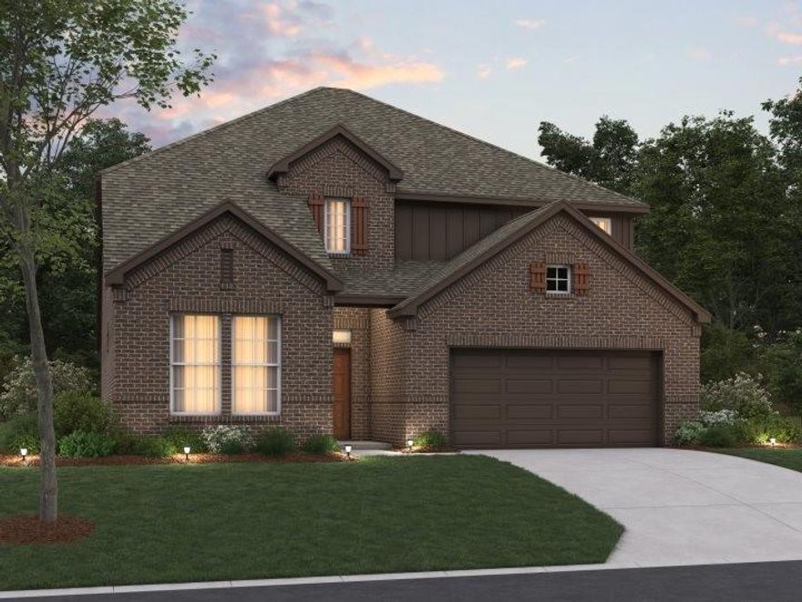 Built by M-I Homes. Discover this new construction home at 5024 Ressina Drive in Aubrey, Texas. This 2-story home offers thoughtful design and spacious living areas throughout.

Key Features:
• 5 bedrooms with owner's bedroom located on the main level
• 4 full bathrooms
• Open-concept layout connecting kitchen, dining, and family areas
• New construction with contemporary finishes and quality craftsmanship

Neighborhood & Location Benefits:
• Excellent access to nearby parks and outdoor recreational opportunities
• Convenient proximity to dining, shopping, and community amenities
• Family-friendly Aubrey neighborhood with thoughtful planning and appeal

The open-concept design creates seamless flow between the main living areas, perfect for both daily life and entertaining. The main-floor owner's bedroom offers convenience and privacy, while the additional bedrooms provide flexible space for family, guests, or home offices. Quality materials and craftsmanship ensure lasting value and comfort throughout.

Schedule a visit today!