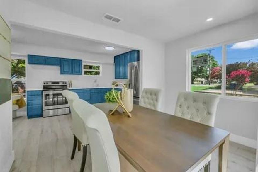 Stop renting and start building your future at 110 N Hillside St. Priced to sell and move quickly, this beautifully updated 3 bedroom, 1.5 bath home in Red Oak offers charm, functionality, and a path to homeownership. Tucked on a quiet street with excellent highway access, this Red Oak gem is ideal for a first time buyer or family looking for value, convenience, and a home that feels fresh from the moment you walk in. Sitting on a spacious 0.241 acre lot, that gives you a huge backyard with room to run, play, host, or expand your outdoor vision. This newly remodeled home features no carpet, bright open living and dining areas, updated finishes, and a stylish kitchen with stainless steel appliances. Stackable washer and dryer included. Stainless steel appliances included.  Enjoy a large backyard with plenty of room to play, entertain, garden, or simply breathe a little. Conveniently located with quick access to Hwy 35 and just a short drive to Dallas, this is a great opportunity for the right buyer looking for a move in ready starter home. Private seller financing only. Homeownership is attainable. Large down payment required. No prepayment penalty and refinance anytime. Contact listing agent for details, application, and to schedule a private tour.