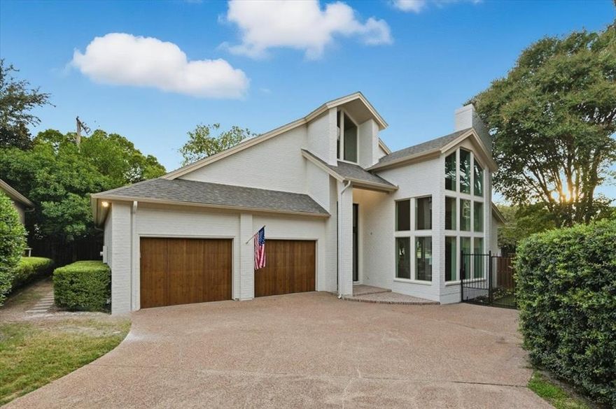 A beautifully updated home in the coveted Highland Park gated community—ideally located between Westover Hills and Bradford Court, just minutes from Shady Oaks and River Crest Country Club. This home has been thoughtfully renovated throughout by Encore Builders, blending timeless design with modern comfort. The open living and dining areas feature tall ceilings, abundant natural light, and an effortless flow perfect for everyday living or entertaining. The downstairs primary suite offers a spacious retreat with dual closets and a stunning, fully renovated bathroom. The kitchen showcases modern cabinetry, quartz countertops, stainless-steel appliances, and an inviting morning room overlooking the private outdoor space. A powder bath and full-size laundry room complete the first level. Upstairs are three additional bedrooms—one with a private en suite and two sharing an updated Jack and Jill bath—plus a large flex space ideal for an office, gym, or den. Enjoy a low-maintenance lifestyle with 24-hour gated security, a community pool, and a private fenced yard with lush green space for relaxing or outdoor dining. Additional highlights include a newer roof, recently replaced HVAC systems, and a two-car garage.