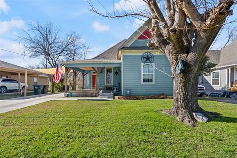 A home in Cleburne