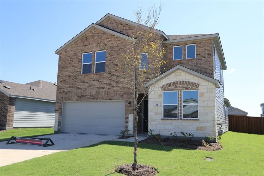 MLS#20666052 Built by Taylor Morrison, Ready Now! The Verbena is a spacious two-story home with a welcoming foyer that seamlessly flows into an open gathering room. The beautiful kitchen, featuring an island and corner pantry, makes hosting and entertaining a breeze. The first floor includes the primary suite and a secondary bedroom. Upstairs, you'll find a game room and three additional bedrooms, completing this stunning home.  Structural options include: covered outdoor living.