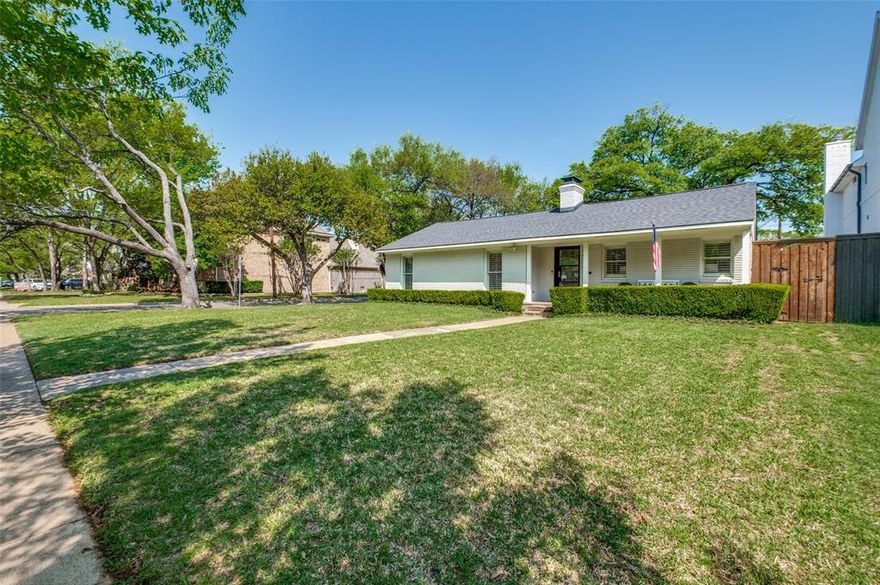 An incredible opportunity awaits for those looking to move into the Park Cities! This enchanting cottage that has been thoughtfully renovated, invites you to experience a lifestyle of unparalleled comfort and convenience.

Step inside the glass front door that allows light to flow into formal entry, and be greeted by hardwood floors that run throughout the home. The spacious formal living room with a wood burning fireplace is open to the heart of this home - the updated kitchen, which is a culinary enthusiast's dream highlighted by a large kitchen island, ample counter space and abundant storage, as well as an adjacent dining room and hall-bath for easy entertaining.

Retreat to the tranquil primary suite, with its well-appointed bathroom and separate closets. Two additional bedrooms both feature ensuite bathrooms providing privacy for children or guests.

The expansive, turfed backyard is shaded by a large tree making the stone patio perfect for spending time with friends or al fresco dining.

This idyllic cottage offers more than just a home; it offers a lifestyle enriched by the vibrant University Park community. Stroll to nearby parks, enjoy shopping and dining, and experience the area's renowned schools and cultural attractions.