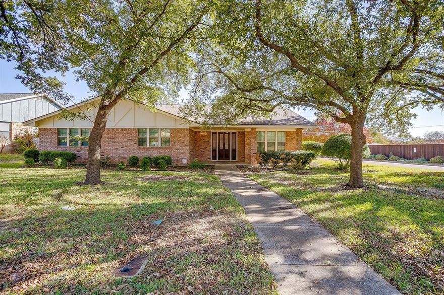 Fantastic opportunity in the highly desired Wedgwood neighborhood of Fort Worth! This spacious 4-bedroom, 3-bath home sits on a large corner lot surrounded by the mature trees the area is known for. The property needs some updating making it an excellent option for first-time buyers or anyone looking to add value with their own improvements. With great bones and a versatile layout, this home has potential! Inside, the home features a split-bedroom floor plan that offers both privacy and functionality. One of the bedrooms is perfectly positioned to be a home office, playroom, media room, workout space, hobby area, or even an in-law suite. The possibilities are endless for tailoring the space to your needs.
The main living areas have a natural flow, offering plenty of room for entertaining, relaxing, or reimagining the layout to fit your lifestyle. The corner lot provides a wider yard footprint, ideal for gardening, outdoor projects, or future enhancements. With mature trees providing shade and charm, the setting feels classic Wedgwood. Located just minutes from dining, shopping, entertainment, schools, parks, and convenient access to roads, this home blends potential, location, and value. Whether you are searching for your next project or a home you can personalize, this property offers a rare chance to create something truly special. Come bring your vision and uncover everything this Wedgwood home has to offer!
