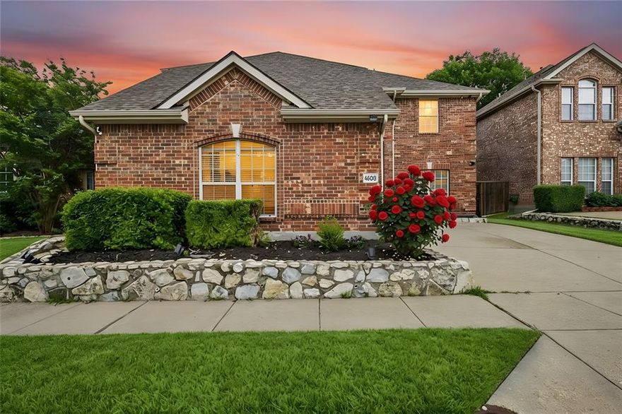 Welcome to this beautiful 3 bed 2 and a half bath home with a functional design in an unbeatable west Mckinney location. The primary floor has an open airy feel perfect for comfortable everyday living and effortless entertaining. The kitchen is a true centerpiece, featuring ample counter space, quality cabinetry, and a functional design that makes cooking and hosting a pleasure. The adjoining dining area provides the perfect setting for memorable meals and celebrations. The primary suite is a peaceful retreat, complete with  a well-appointed en-suite bath, offering a relaxing escape designed for comfort and privacy. Additional bedrooms provide flexibility for guests, work-from-home needs, or creative spaces, ensuring the home adapts to a variety of lifestyles.Both  HVACs and water heater were both replaced in 2024 .New garage door and epoxy garage floors. This property is located in a well-established, master-planned community in west McKinney, residents enjoy access to parks, walking and biking trails, playgrounds, pools, and abundant green spaces. The lifestyle here is unmatched—surrounded by scenic parks, two community pools, the Apex Centre, Gabe Nesbitt Community Park, and the prestigious TPC Craig Ranch Golf Club. Convenient access to HEB, Trader Joes, Costco, shopping, dining, and major thoroughfares.