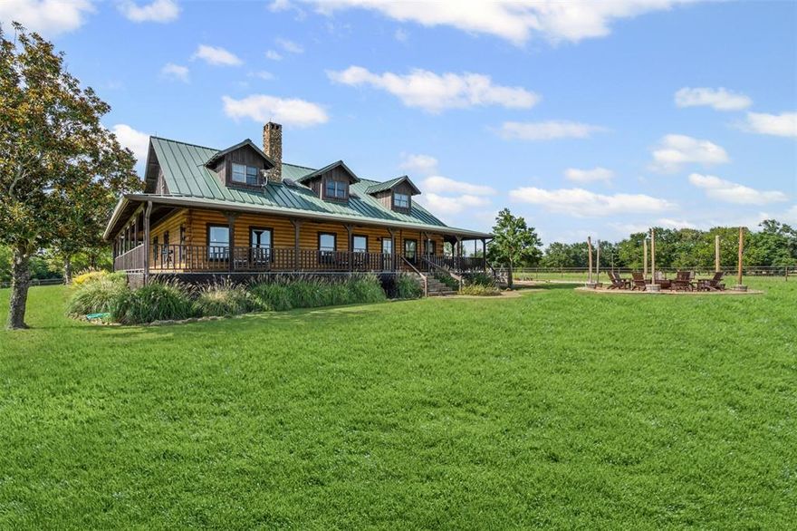 Purtis Creek Ranch is ideally situated in East Texas, offering peaceful seclusion while remaining conveniently close to town. The property is just 12 miles from Eustace, 15 miles from Canton, and 19 miles from Athens, each offering shopping, dining, and local events. Best of all, the ranch
is only about an hour from Dallas, making it an easy weekend retreat or even a full-time residence for those looking to escape the city without going off the grid.

The Land
Spanning approximately 115+- acres, the ranch offers a diverse mix of open pastureland and mature hardwoods, creating excellent habitat for both wildlife and livestock. There are three ponds, with the two larger ones stocked with bass and catfish, and a fish feeder on the house
pond ensures an active fishing experience. The property supports deer, hogs, and possibly ducks, making it a great place for hunting and wildlife watching. While the internal road system could use some maintenance and mowing, it provides basic access throughout the property.

The House
The main home is a comfortable and well-maintained 3-bedroom, 3-bathroom residence, recently updated with fresh paint and refinished floors just two years ago. The layout includes 1 bedroom and 1 bathroom upstairs, along with a spacious game room or second living area.
Downstairs features 2 bedrooms and 2 bathrooms, with two closets in each bedroom. A private pool just outside the home offers the perfect place to relax and cool off during warmer months, and a two-car covered parking area adds practicality and convenience.