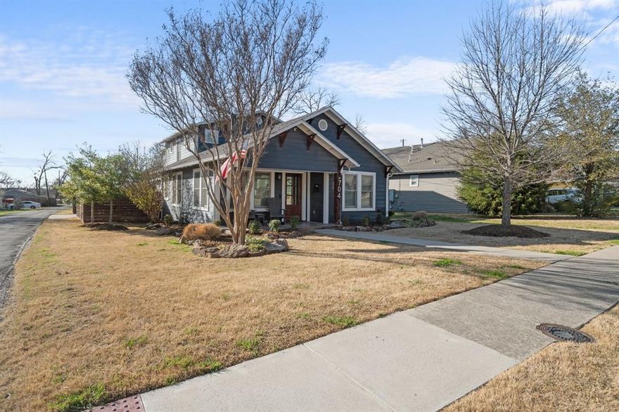 Resort style living right in the charming center of historical downtown McKinney! You will not believe your luck to find this charmer on a large lot in the most sought after pocket of McKinney. Incredibly remodeled to perfection, this charming home is just waiting for you. 4 bedrooms, study, 2 living area, dining room, incredible kitchen with just a perfect floor plan. In the primary suite downstairs, you will find a bath that feels like your own private spa retreat. Upstairs you will find a huge gameroom area, and 3 large secondary bedrooms with 2 full baths. Stepping into your incredible backyard you will find your resort style pool, beautiful patio area, Outdoor firepit, pizza kitchen incredible landscaping, especially in the spring time when in full bloom! Who needs a vacation when you can go to your own personal retreat at home?! Pool was installed in 2022. Hardwood flooring, along with planking on the ceilings, this home is the perfect house and location. Awesome park 2 streets away with pickleball courts and amazing walking trails! Walk to downtown McKinney in 7 minutes, perfect for those summer evening nights out, and you do not even have to fight traffic. This home is the one that you have been waiting for, do not delay seeing it!