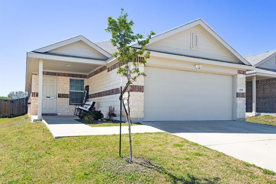 Energy-efficient 2020 Lennar-built single-story home located in the convenient and established Parkview Hills neighborhood of Saginaw. This well-maintained 1,461 sq ft residence offers 3 bedrooms, 2 bathrooms, and a 2-car garage, designed with both comfort and functionality in mind. Enjoy relaxing mornings on the covered front patio, and take advantage of the spacious backyard featuring a 10 x 15 open patio—perfect for outdoor entertaining or unwinding at the end of the day. More than you imagined...for less then your dreamed!