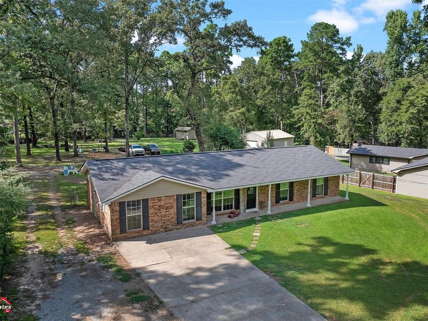 Welcome to this charming 1673 sq. ft. home with 4-bedrooms and 2-baths, perfectly blending comfort, style, and convenience with a country feel. Step inside to discover a remote, spacious primary suite with plenty of room designed with family living in mind. Enjoy your mornings on the welcoming front porch with a cup of coffee or spend afternoons in the large backyard—an ideal space for kids, pets, or outdoor gatherings. Perfect for entertaining. Tucked away in a peaceful, friendly neighborhood and just minutes from top-rated schools. This home is the perfect place to put down roots and create memories that last a lifetime.