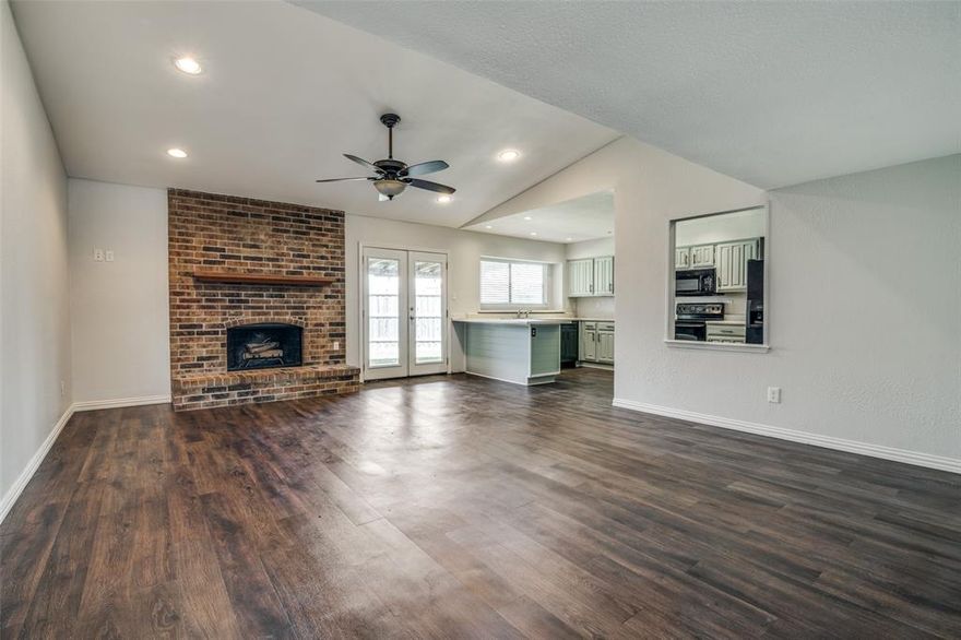 ROCKWALL  SCHOOL  DISTRICT.  Amazing, Roomy Home in Rowlett, easy commute in the DFW area, and with the benefits of being in the Rockwall ISD and in Rockwall County!  Updated, Clean and Beautiiful!  Home has numerous updates including Kitchen and both Bathrooms.  Huge Family Room, just off the Covered Patio, opens to a spacious Kithcen and is great for Entertaining.  Four Bedrooms and Two Full Baths- Split Bedrooms for extra privacy.  Very versatile floorplan to accommodate changing needs, including a perfect set-up for a mother-in-law suite or a college-kid suite.  Refrigerator, Storage Building, Play Set, and window treatments stay. Don't miss this one!