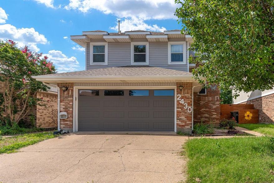 Newly updated! Wether this will be your new home, or an investment to add to the rental portfolio, this cute house has all you need! 2 bedrooms plus a loft area on the second floor, and a half bath along with kitchen, dining and living on the 1st floor. It also showcases a sweet little sun room in the back perfect for extra space to fit your needs. The backyard space is perfect for small kids and pets, all while enjoying the benifits of little lawn care maintenace. The location is perfect, giving easy 5 min access to George Bush and is snuggled close to all the shopping centers of Firewheel in Garland! Come make this home yours!