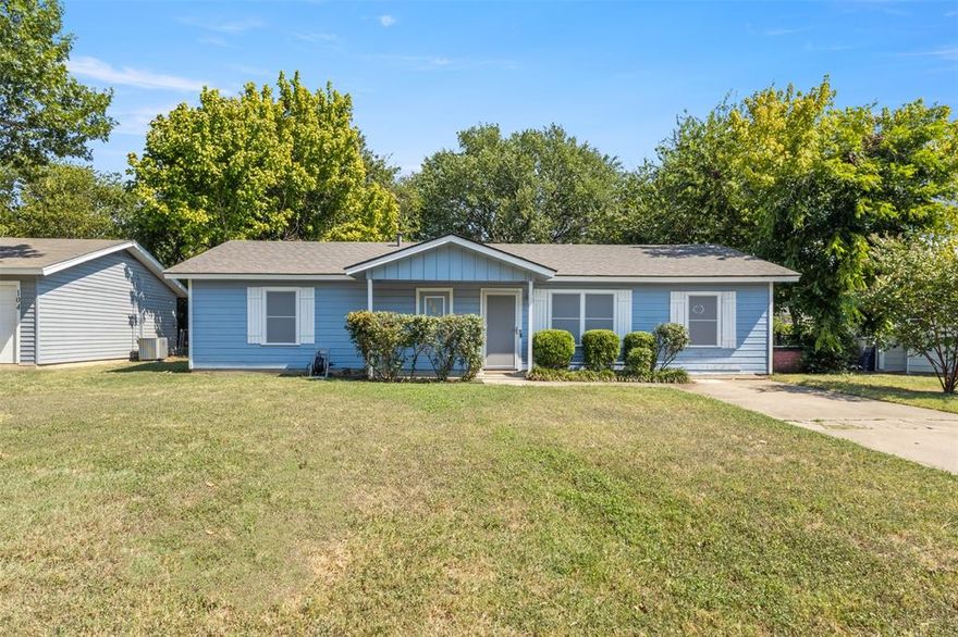 Welcome to this charming and thoughtfully updated single-story home offering comfort, functionality, and timeless appeal. This well-maintained residence provides flexible living spaces to suit a variety of needs. Recent upgrades include a brand-new roof, a new HVAC system, and granite countertops that enhance the kitchen’s style and function. Inside, the bright living area is filled with natural light and flows into a cozy dining space and a kitchen with ample cabinetry and workspace. Each bedroom can be used for guests, a home office, or hobbies. Step outside to a large backyard with plenty of potential—perfect for relaxing by the above-ground pool, entertaining, or planning future expansions. Located in an established neighborhood with classic curb appeal and convenient access to parks, shopping, and major highways, this move-in-ready home is a true gem.