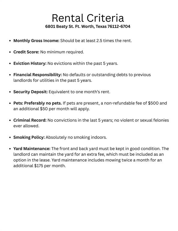 Green Hill Add - Residential Lease