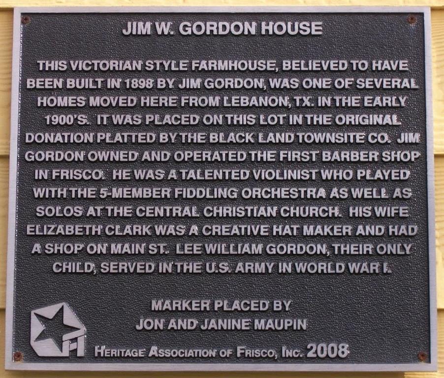 Frisco Original Donation - Residential