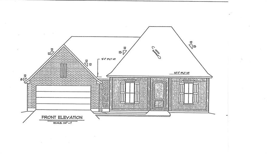 Welcome to this stunning 2025 new construction home located in the desirable Old Towne Subdivision. This beautifully designed 3-bedroom, 2-bath residence offers a perfect blend of modern style and comfortable living. step inside to find an open-concept floor plan with quality finishes, and plenty of natural light. the kitchen features custom cabinetry, sleek granite countertops, and stainless-steel appliances- Ideal for both everyday living and entertaining. The spacious primary suite  includes a walk-in closet and a luxurious ensuite bath and separate shower. conveniently located near I-49-this home combines small-town charm with modern convenience.