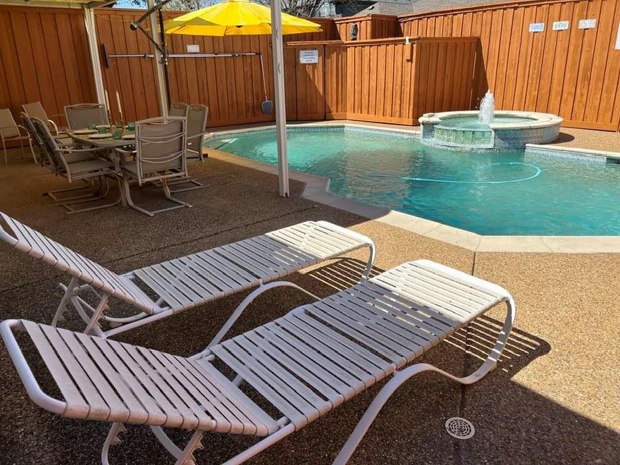 Relax around your own the POOL & SPA! This home & backyard is ideal for those who enjoy WATER FEATURES & ENTERTAINING all your friends! EXTRA PARKING for BOAT or RV. Open floor plan, soaring 2 story ceilings, OVERSIZED chef's kitchen, 2 dining areas, HUGE Gameroom, private primary suite & abundance of natural light! 8 ft board on board privacy fence. GREAT LOCATION:Close to FRISCO schools, nearby greenbelt of Hillcrest Estates with parks, fountains and walking trails. Stonebriar Mall & movie theater, Legends Basketball, Roughriders Baseball, The Star, Legacy West, nearby restaurants, shopping galore & Freeways.