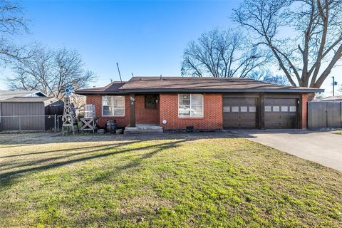 A home in Cleburne